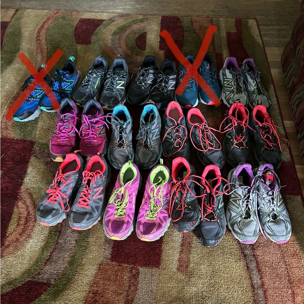 Lot of Women’s New Balance Trail Running Shoes Size 10M